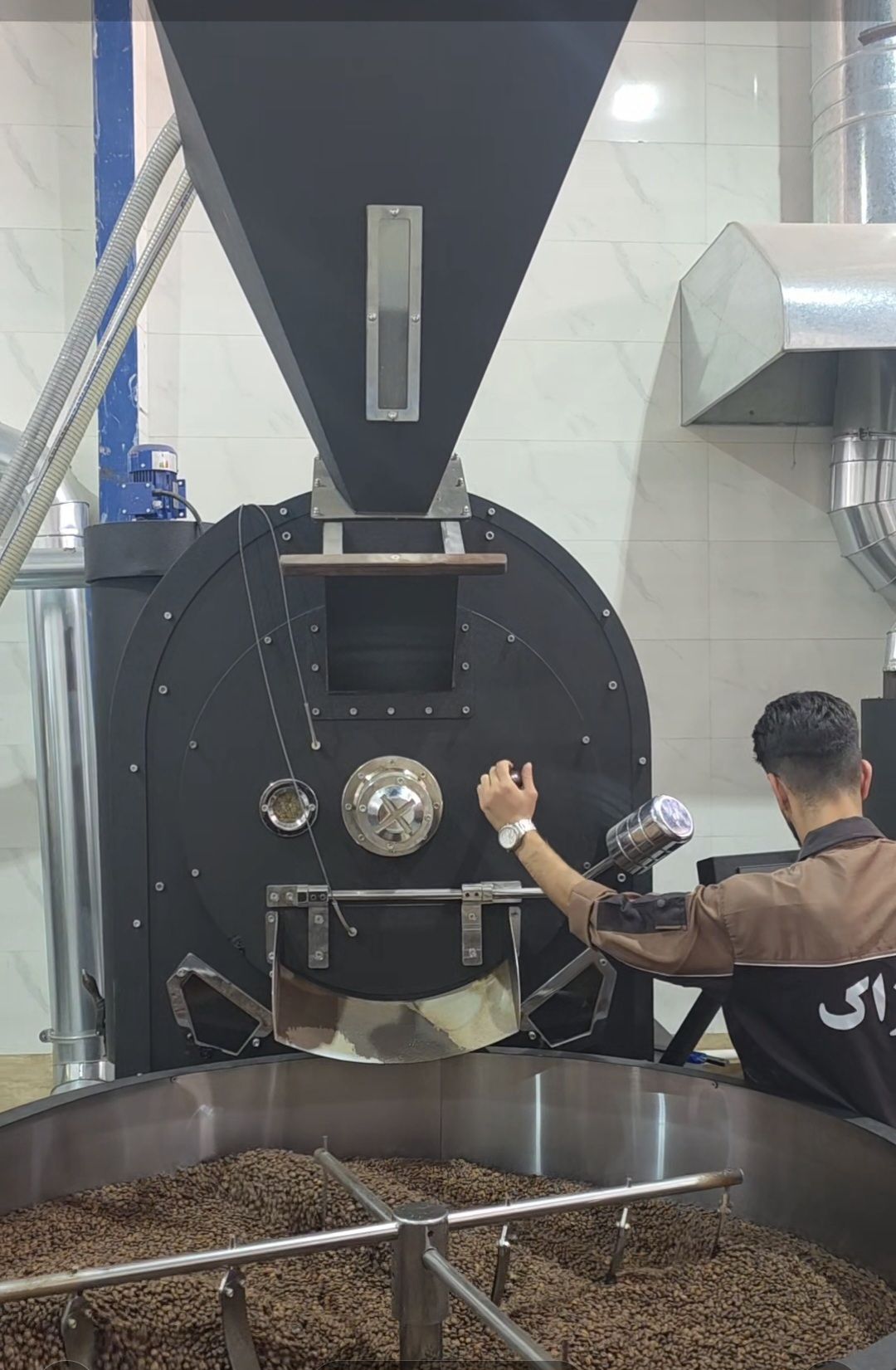 دانه قهوه رست شده نکوبیده